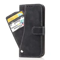 

Kickstand Matte Leather Wallet Case With Rotate Card Slot Phone Cover For iphone 11 pro max For galaxy A20S For all other models