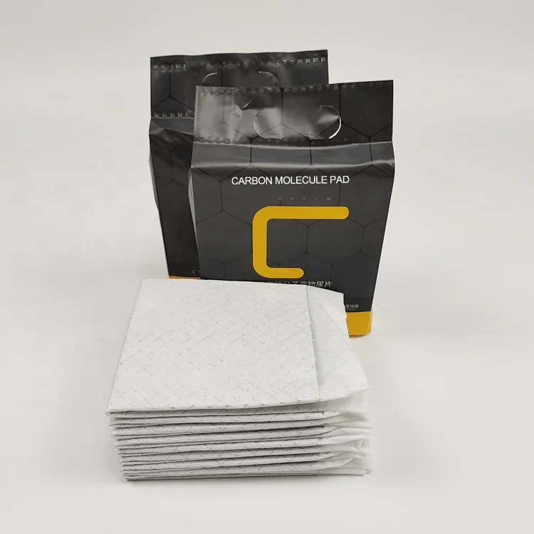 
disposable non woven carbon molecule urine absorbent pet dog pee pads 