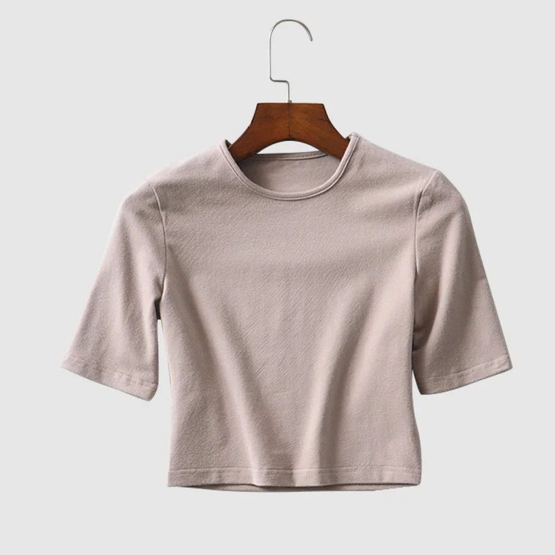 

Maxnegio custom crop top plain streetwear clothing