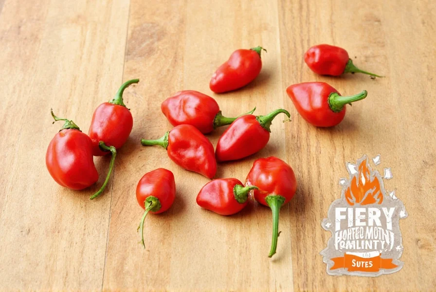 Comparison table of various peppers and their Scoville ratings
