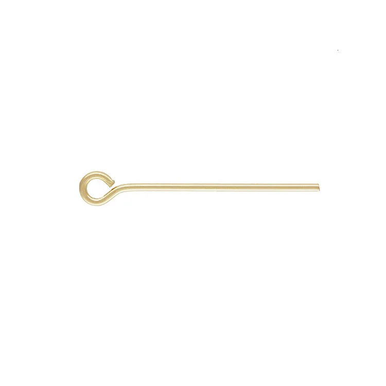 

Hot Sale Jewelry Findings Gold Filled 9 Word Eye Pins for DIY Earring Making Accessories
