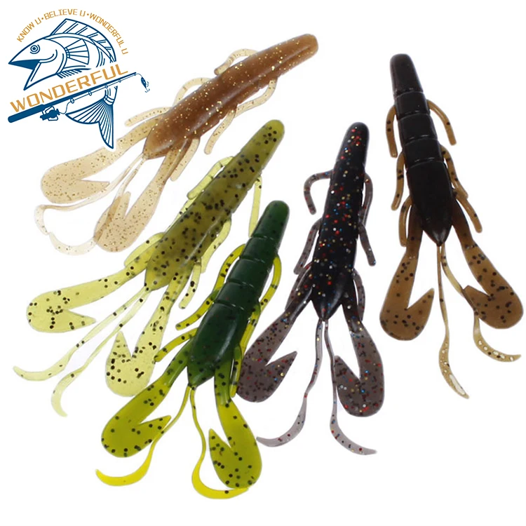 

Factory Top Quality 90mm 6g Bionics Artificial Saltwater Freshwater Sea Bass Fishing TPE Soft Lobster Lure