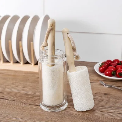

Loofah Cup Brush Can Be Hung Household Pot And Dishwashing Cleaning Brush Multi-purpose Small Brush Kitchen Artifact