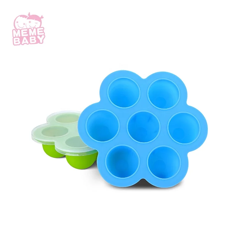 

Portable baby snack box silicone snack bowl with lid