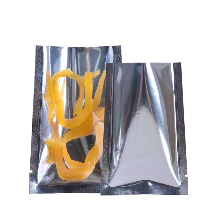 

All Purpose Clear Front Aluminum Foil Heat Sealable 3 side seal bag