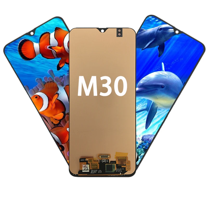 

m30 oled for samsung m305 incell screen for samsung m30 lcd for samsung galaxy M30 amoled, Black