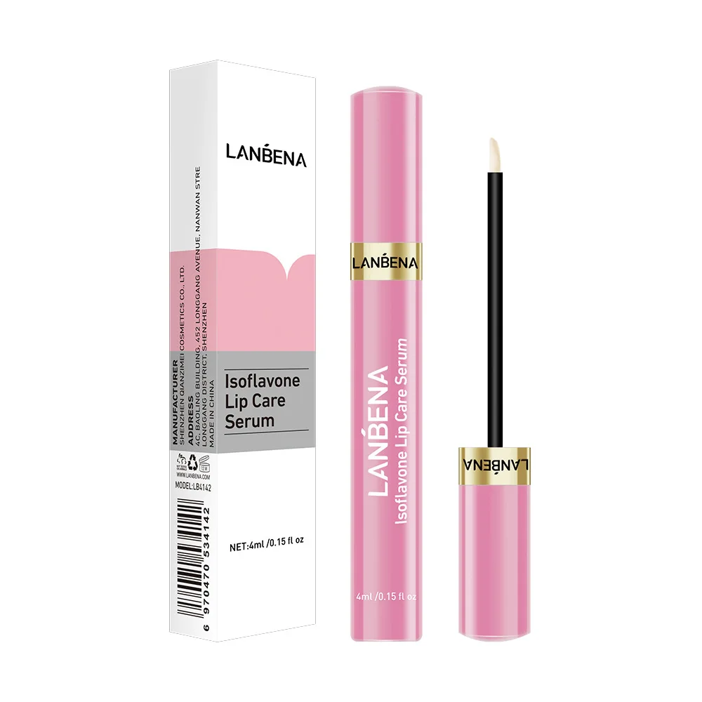 

LANBENA lip enhancer plumper gloss lightening serum for lip care, Transparent color