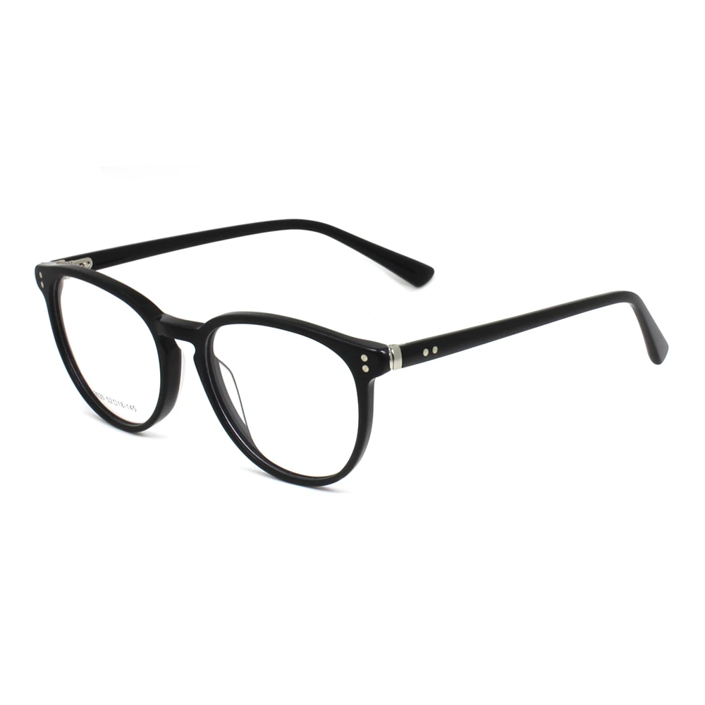 

Wholesale Round Brand Popular Classic Eyewear Acetate Optical Eyeglasses Frame