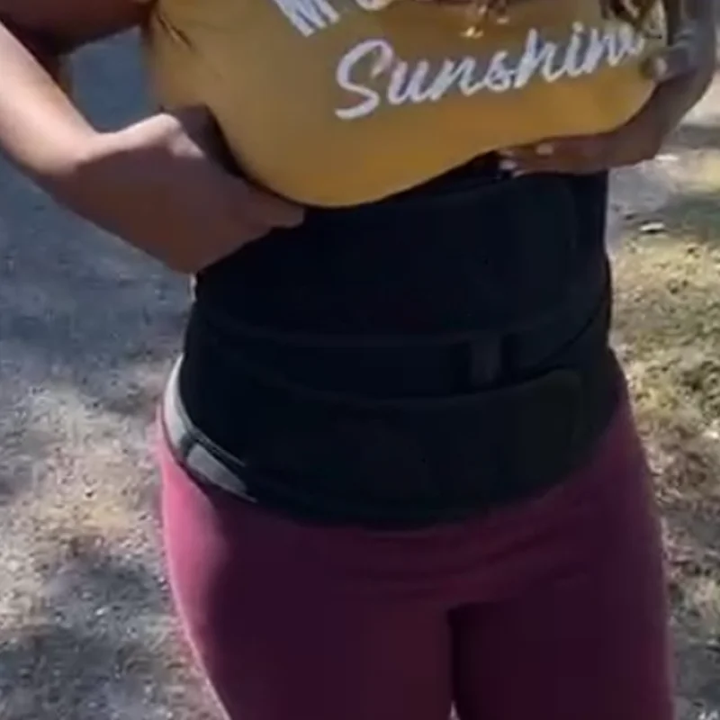 
NANBIN Belly Corset Waist Trainer Neoprene Plus Size Waist Slim Fajas 