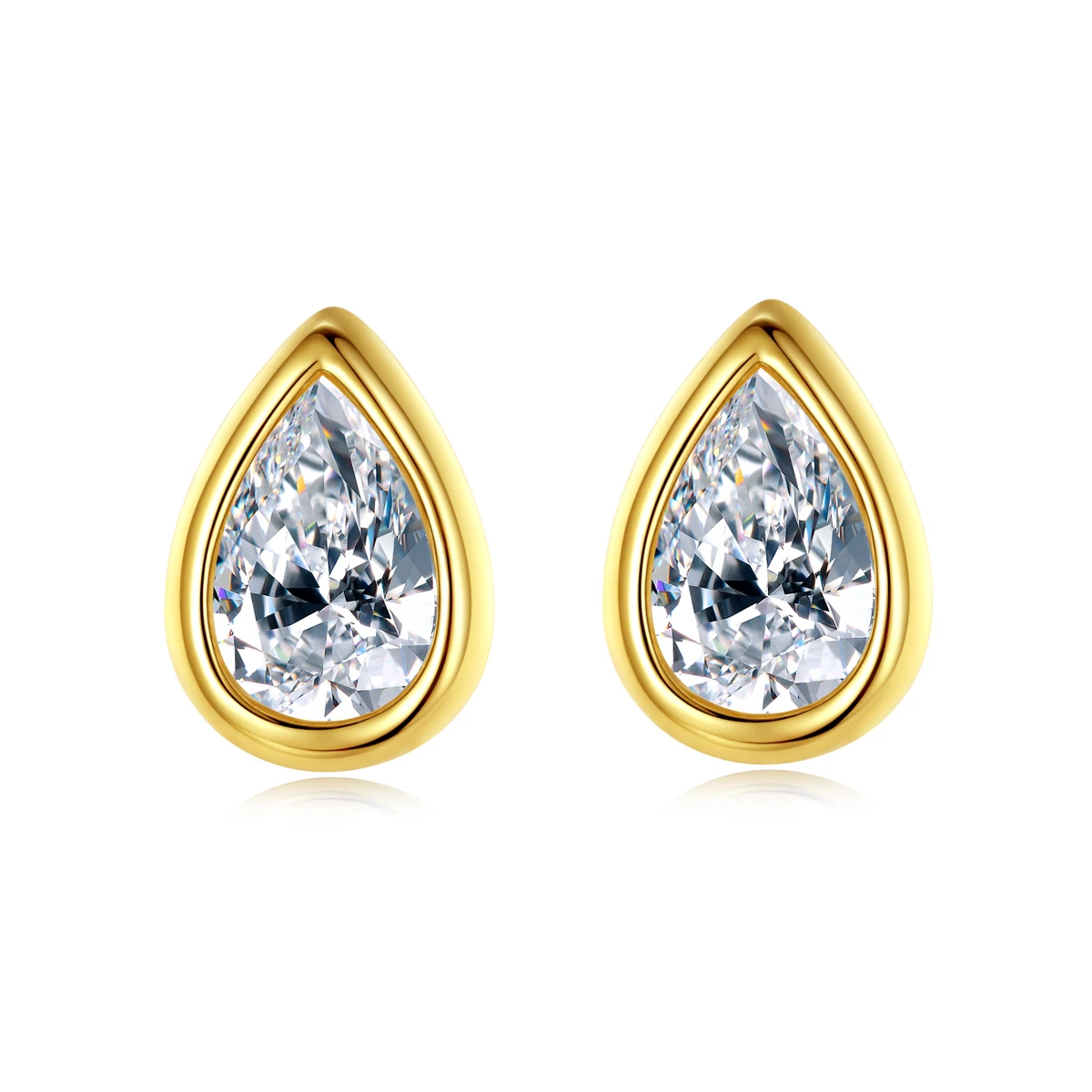 CZCITY Water Drop Earrings  Jewelry 2023 Cubic Zircon Stud Earrings Fashion Women's Earrings