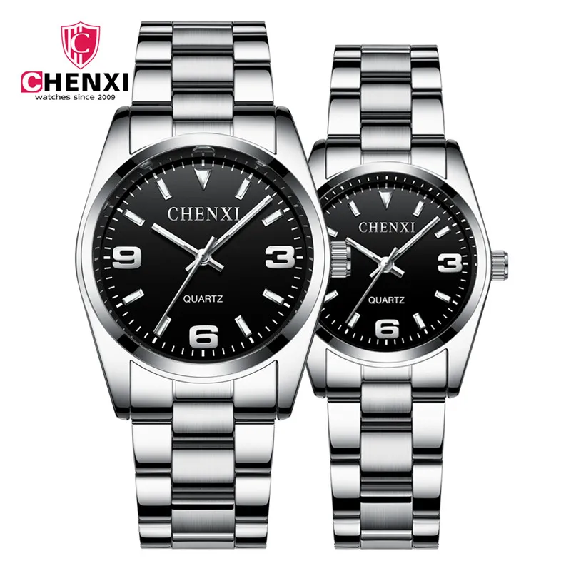 

Chenxi 003A Custom Brands Couple Quartz Watches Quality Steel Analog Waterproof Luxury Men Women Wrist Watch