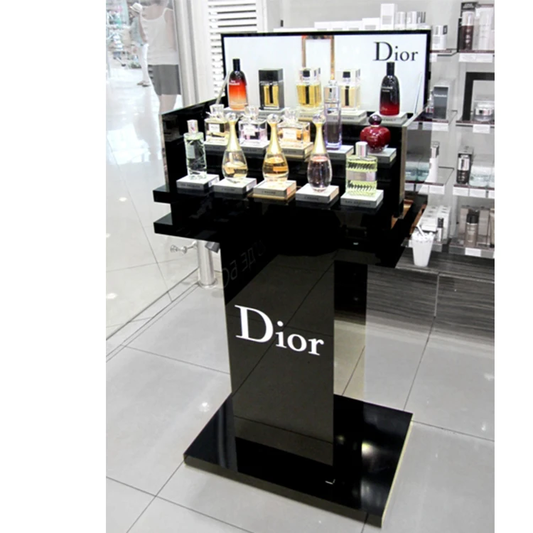 Best Custom Acrylic Makeup Display Rack Cosmetic Retail Display Stand