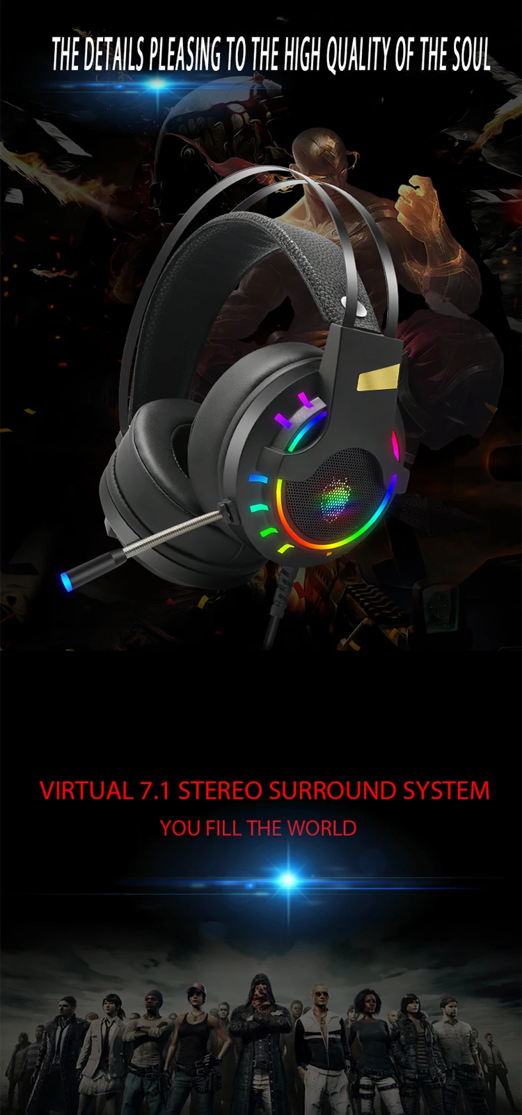 Professional Headphone Game Gaming Headset Gaming Headphones With