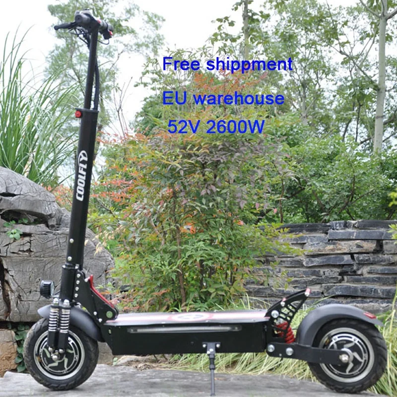 

2021 Manufacturer price 2000w 2600w 52V high speed off road fat tire electric scooter free shippment European warehouse