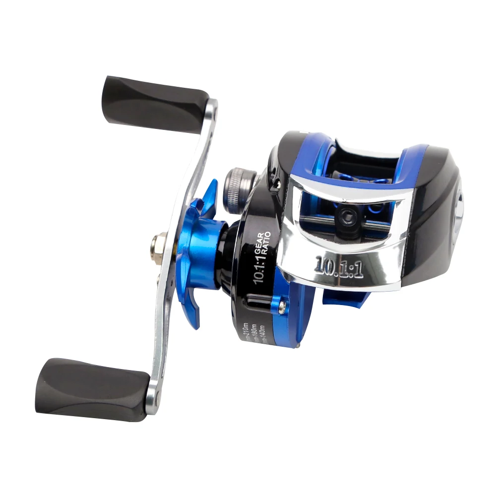 Max Drag 8kg 19+1BB 10.1:1 Topline Saltwater Long Cast Reel Baitcasting Reel Ultralight Surf Fishing Bait Casting Reel
