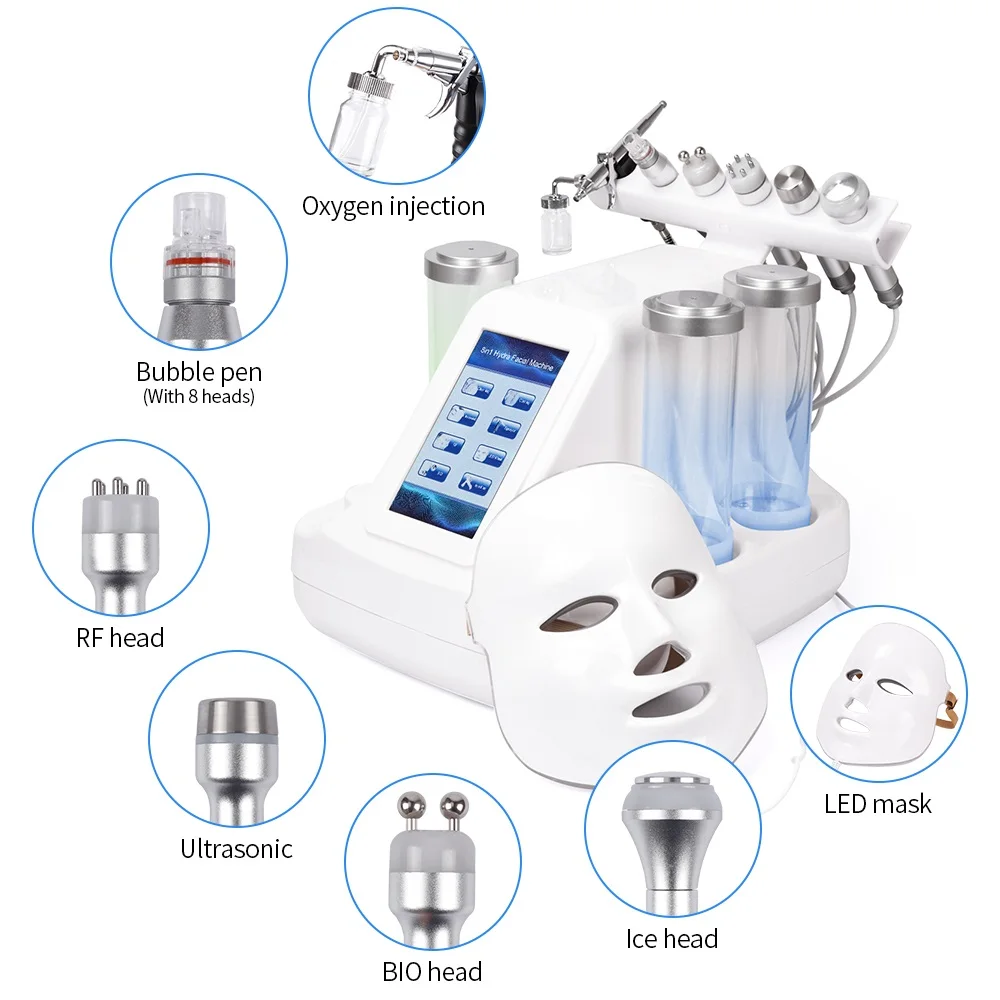 

Dropshipping Facial care tools hydra water dermabrasion machine tips serum in stock