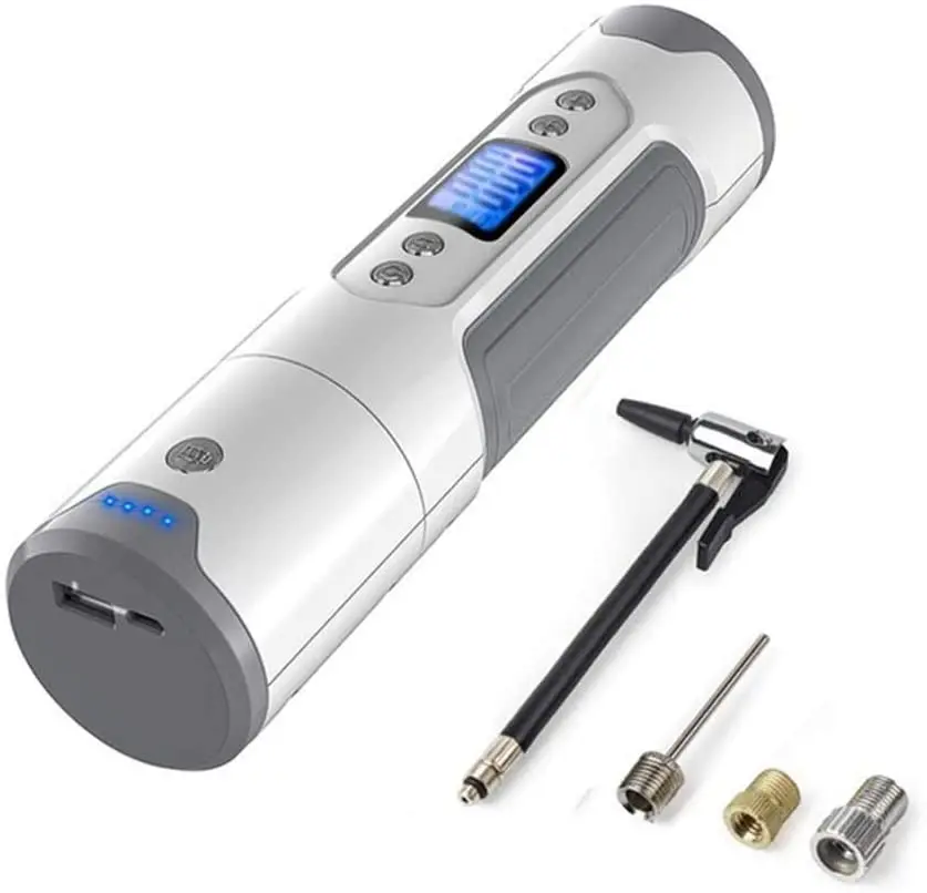 

12v bike pump with PSI gauge