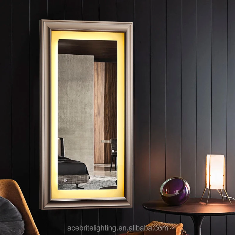 Modern Fog Free Anti Fog Bathroom Led Mirror Frame Backlight Wall Decor