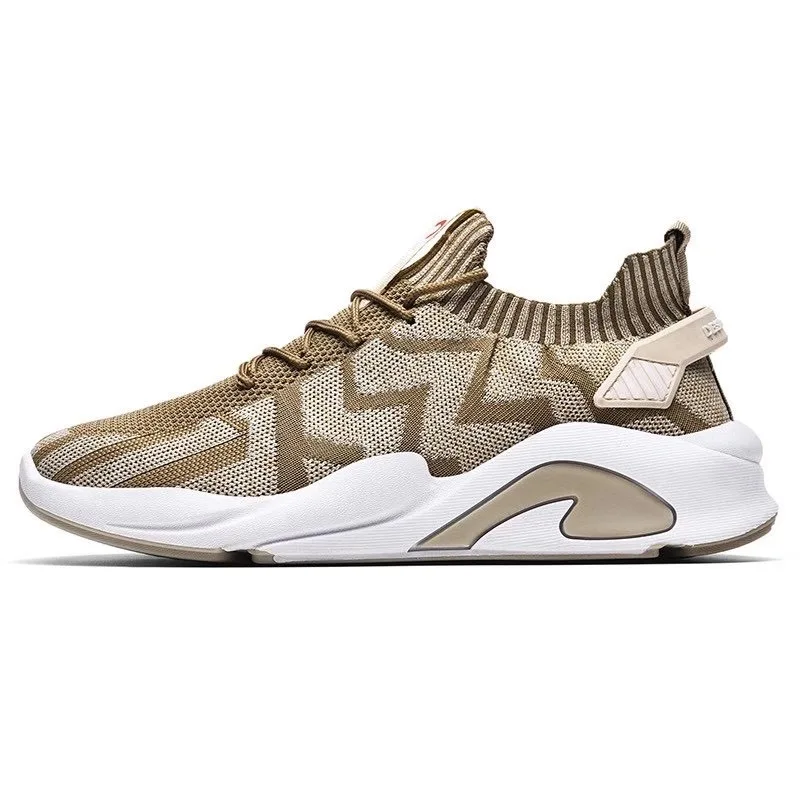 

2021 stylish breathable pvc midsole new mesh knitted shoes for men, Mixed
