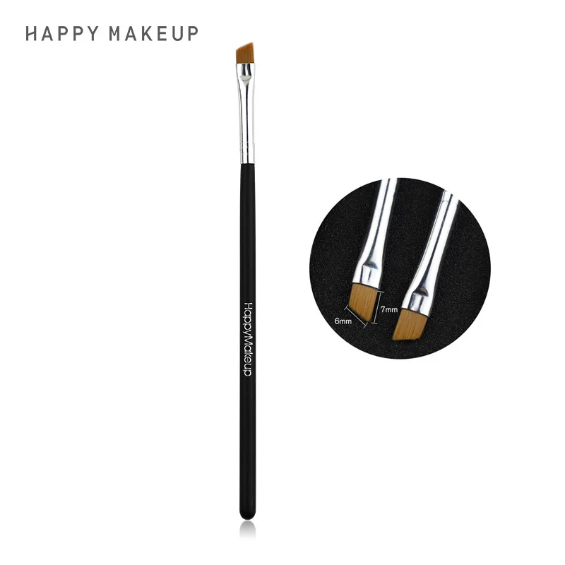 

Professional private label custom logo beauty eyebrow angled makeup brush
