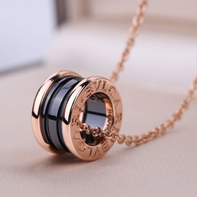 

2021 Necklace Woman's Fine Jewelry Little Red Collarbone Necklace Rhinestone Pendant Necklace