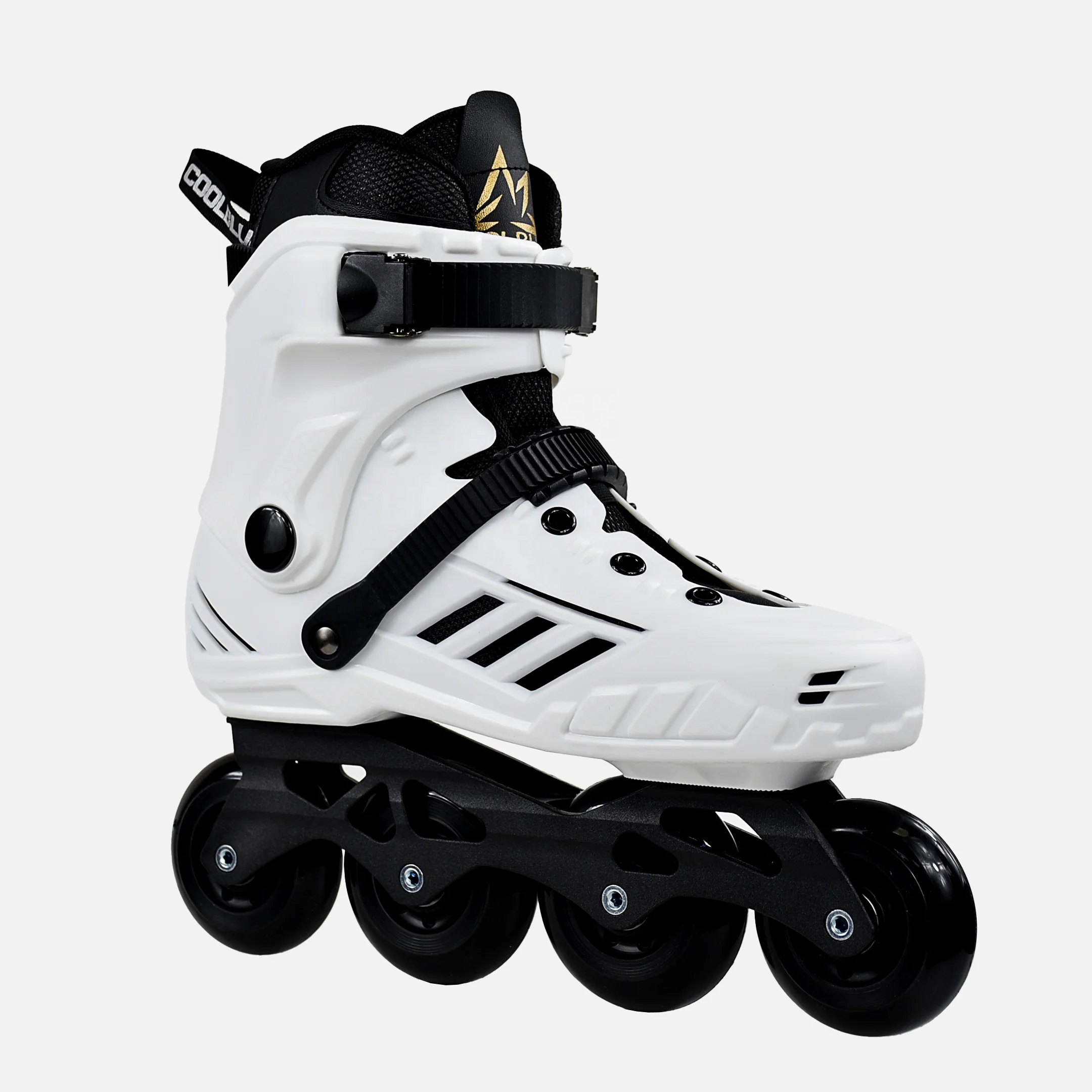 

White Gold Mixed Color Wholesale Price For Adults 4 Wheels Roller Skate Shoes Inline