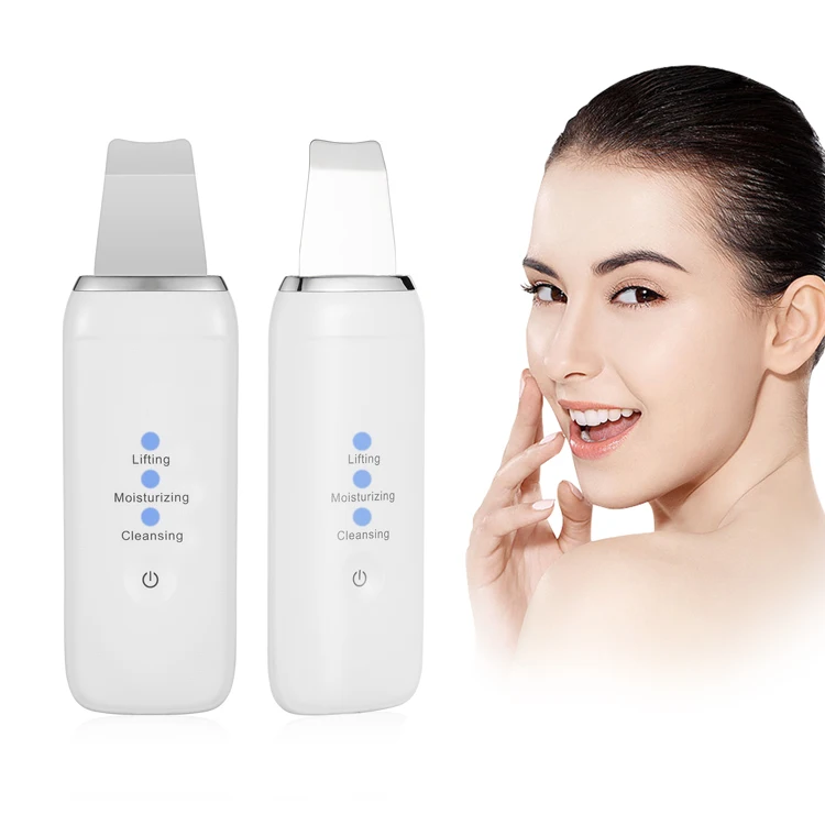 

remove spot approval rose gold led uk ems skin fresh clean portable ultrasonic skin scrubber, Customized