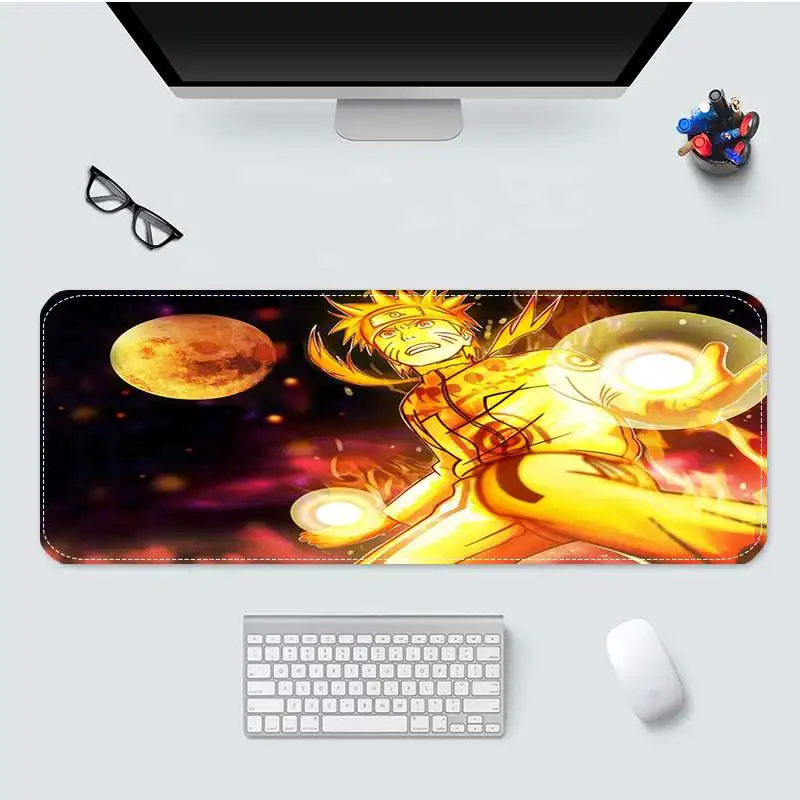 

Anime naruto New Design Silicone Anti-slip Desk Table gaming mouse pad large Size for 400x900x2mm, Oem