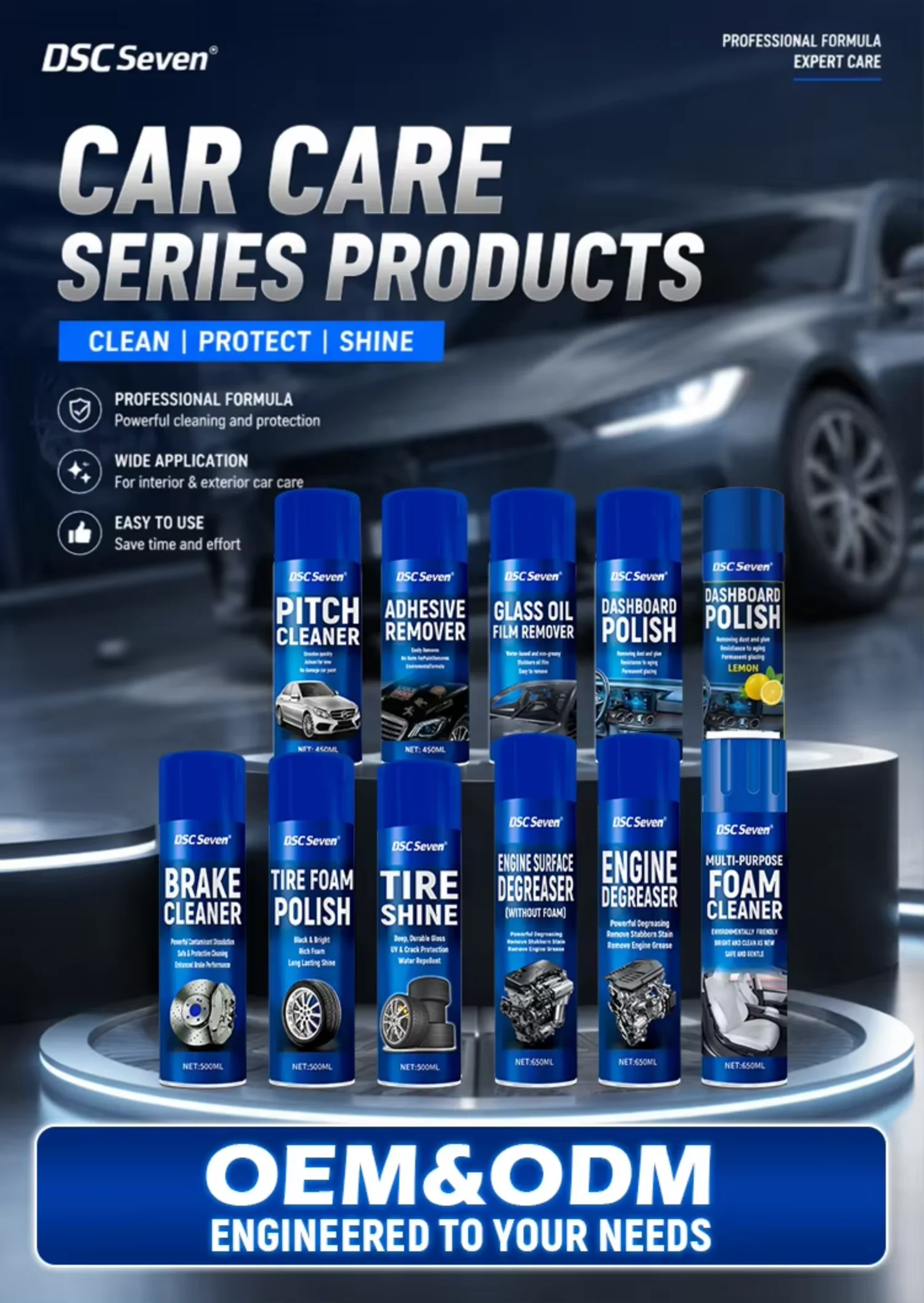 Car Odour Bomb Rapid Odor Eliminator Spray Neutralizes Bad Smells Long Lasting Fragrance