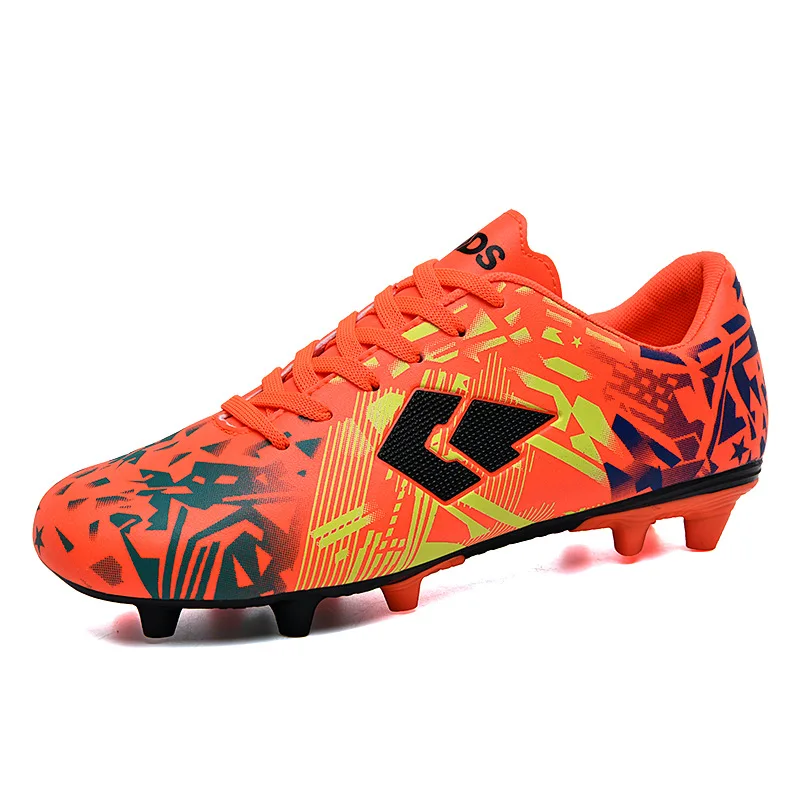 

2019 Wholesale Mid Cut Boots Football Shoes Soccer Shoes Sport Shoes Football Men Summer Winter OEM Knit Spring EVA Fly Autumn