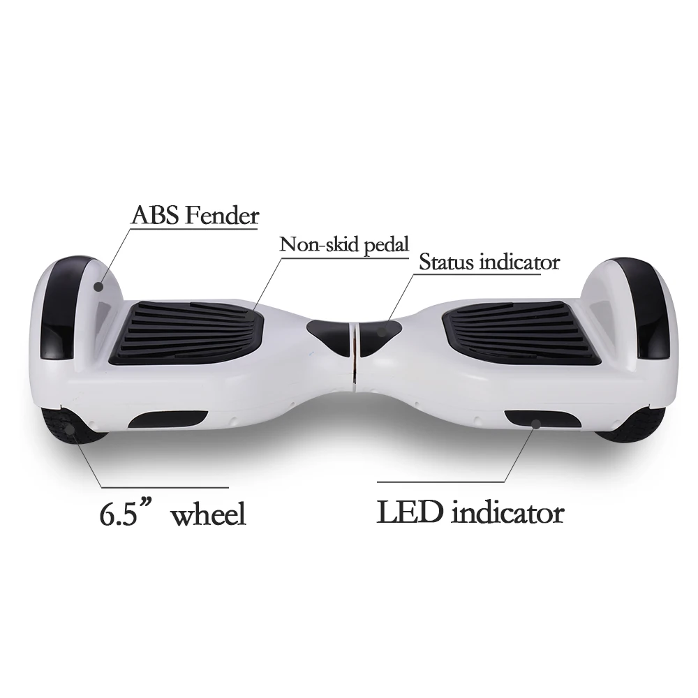

6.5" Self Balancing Scooter Hoverboard With Bluetooth Speaker And Wheels Led Lights Electric Scooter For Kids Adults