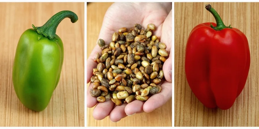 Tiny chile tepin plants growing in a home garden