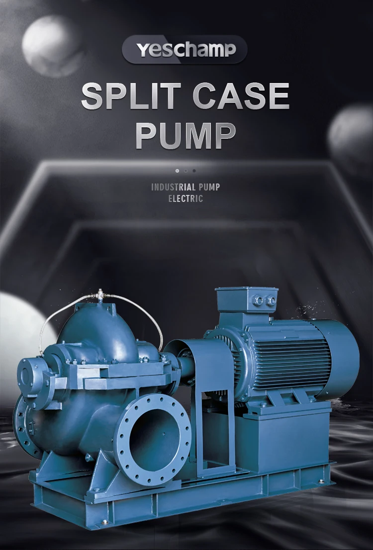 Pscm Series Split Case Water Pump Double Suction Pump With Electric