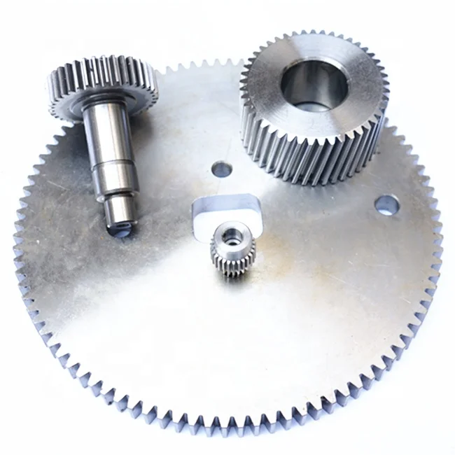 
Custom CNC machining steel gear large diameter spur gear 