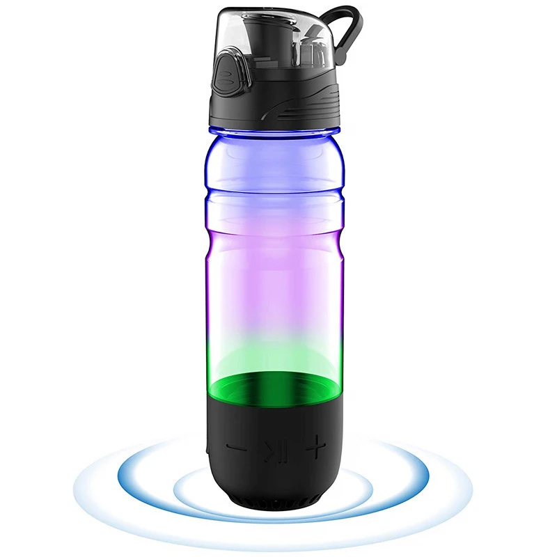 

500ML Speaker Water Bottle Music Dancing Smart Water Bottle With Reminder To Drink Water For Outdoors