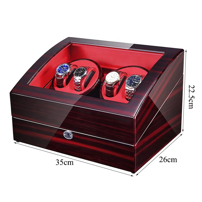 

Watch box wooden storage box for watch with LED, Customized