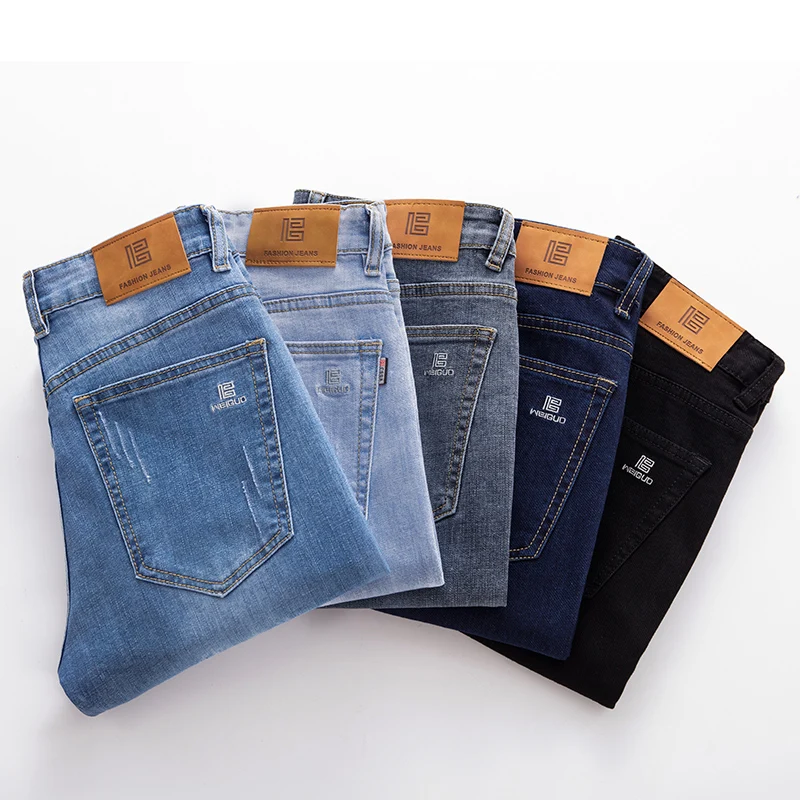 

Vintage High Quality Classic Men'S Jeans Original Casual Skinny Stretch Jeans