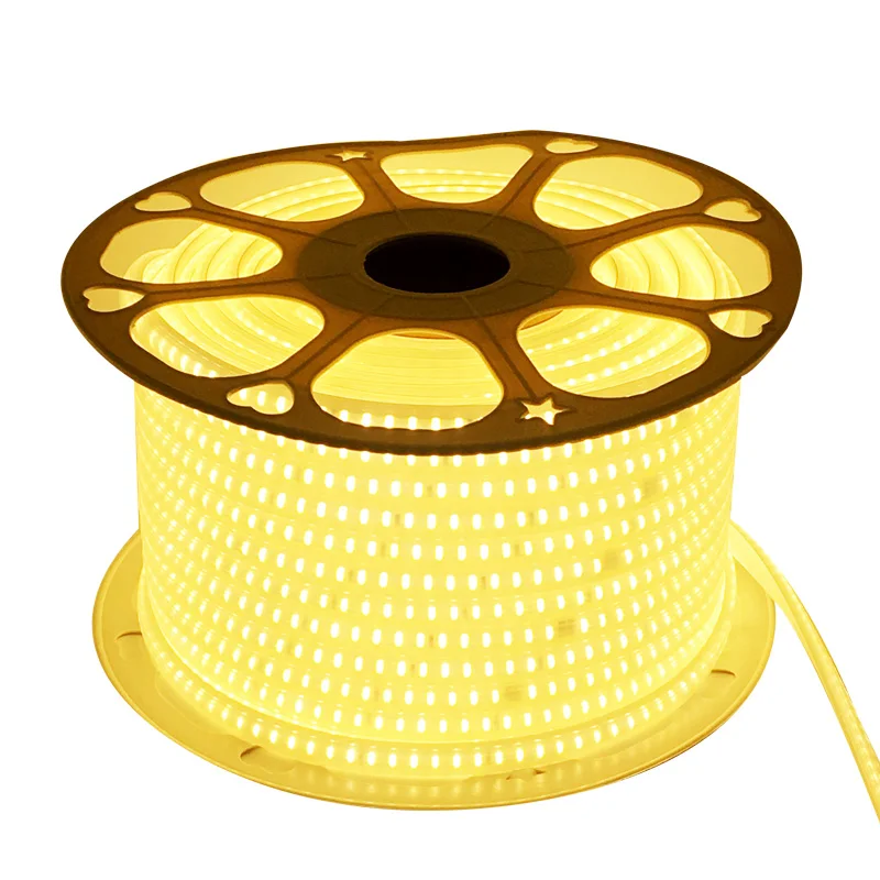 High brightness waterproof High voltage transparent flexible led strip