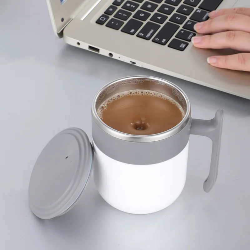 

250ml Self Stirring Coffee Mug- Intelligent Automatic Temperature Control Waterproof Hot Energy Stirring Innovative Coffee Cup, Customized color