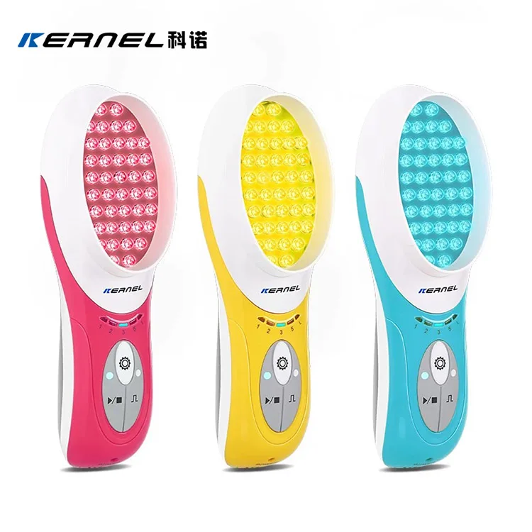 

Skin treatment medical device acne scar remover handheld pdt machine led blue and red light therapy