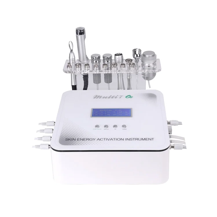 

Multifunctional 7 in 1 cold hammer rf galvanic facial electroporation mesotherapy machine