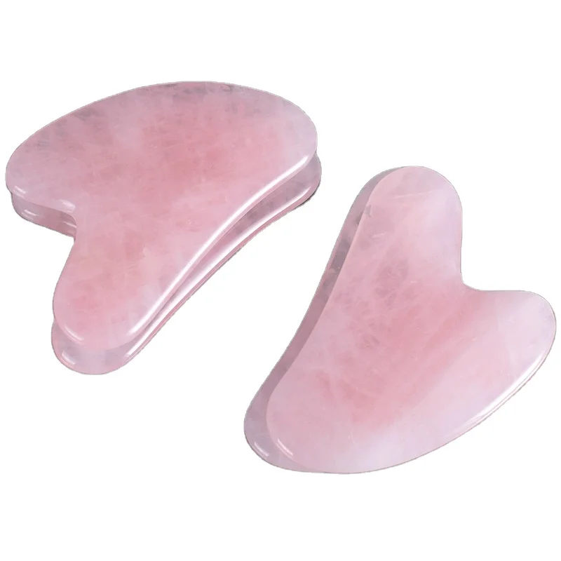 

Factory Wholesale Crystal Guasha Stone Heart Shape Gua Sha Scraping Massage Tool