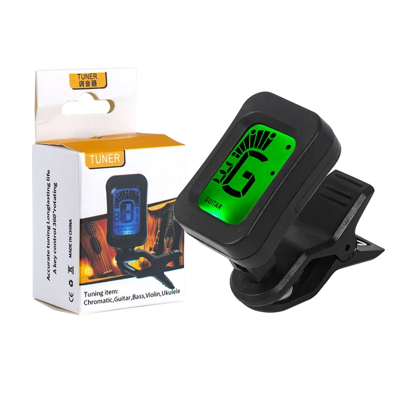 

High Quality Acoustic Guitar Tuner, Black