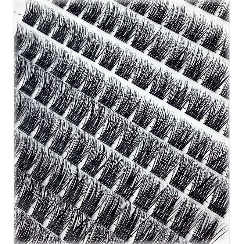 Individual Cluster Lashes 240pcs 40d Diy Eyelash Extension Kit Custom Glue Individual c Supplies Training Kit