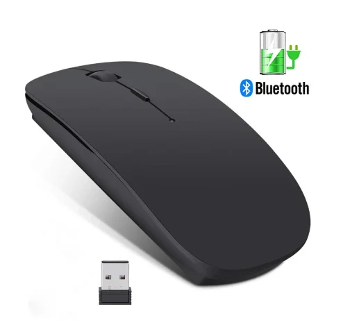

F4 Wireless Mouse BT Rechargeable Mouse Ultra-thin Silent LED Colorful Backlit Gaming Mouse For iPad Computer Laptop PC
