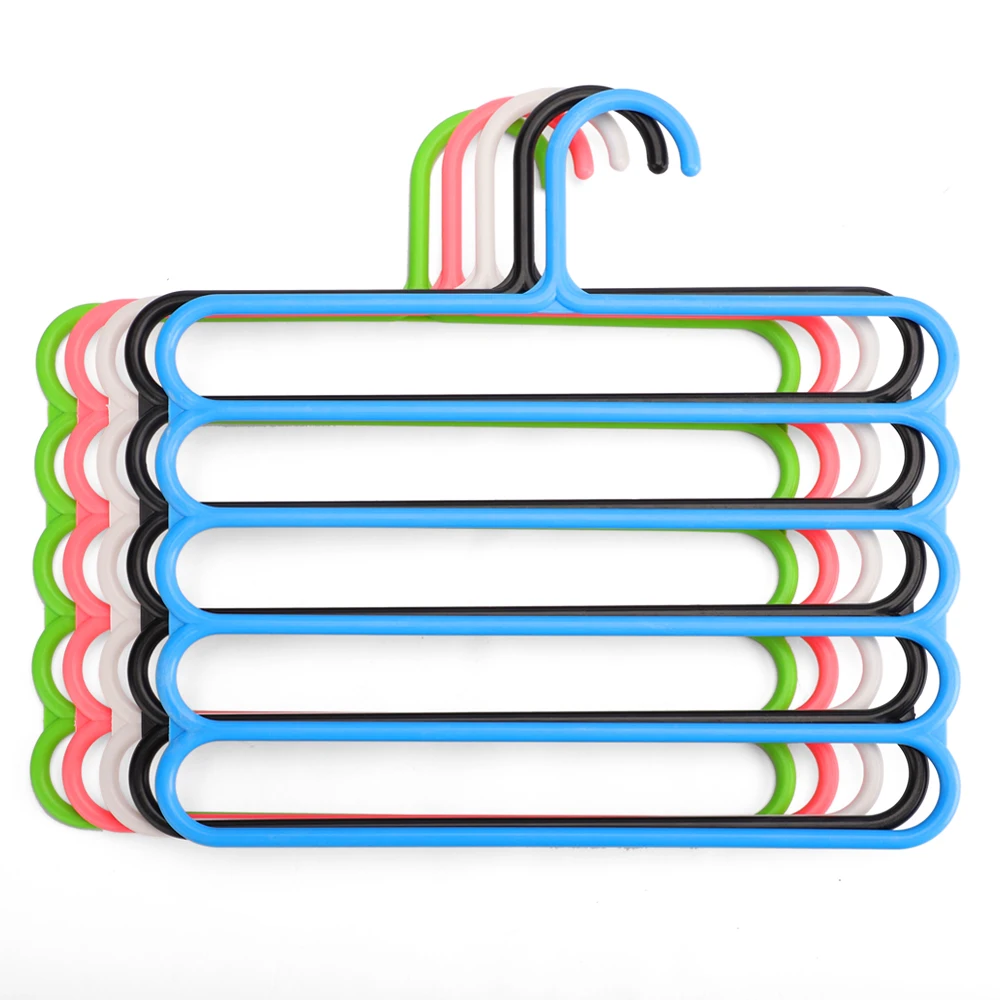 PPT Thick Plastic Hangers 5 Layers Multi Layer Clothes Hanger