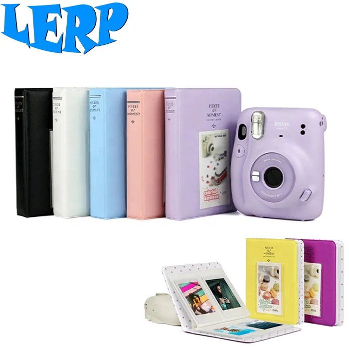 

Lerp&65 Pockets Mini Photo Album For Fujifilm Instax Mini 7s 8 9 11 90 Link Sp-2 Liplay Film