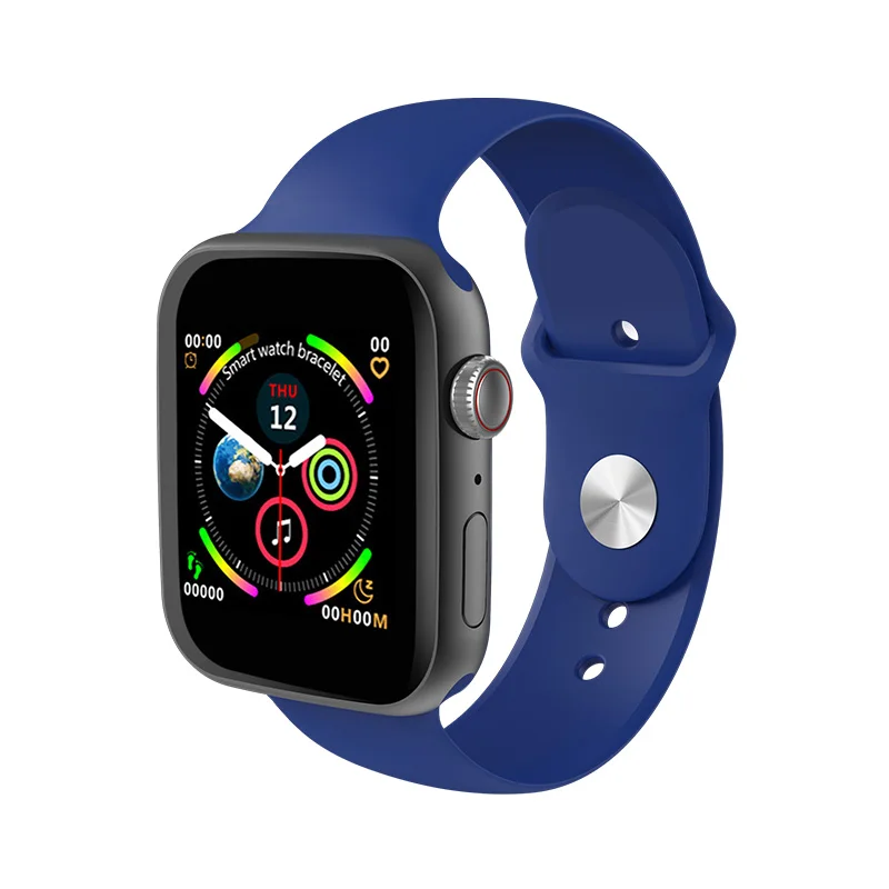 

1.54 INCH FULL YOUCH SCREEN SMART WATCH Electronic Silica Gel Build in Flash SUPPORT home exercise machines exercise mans watch