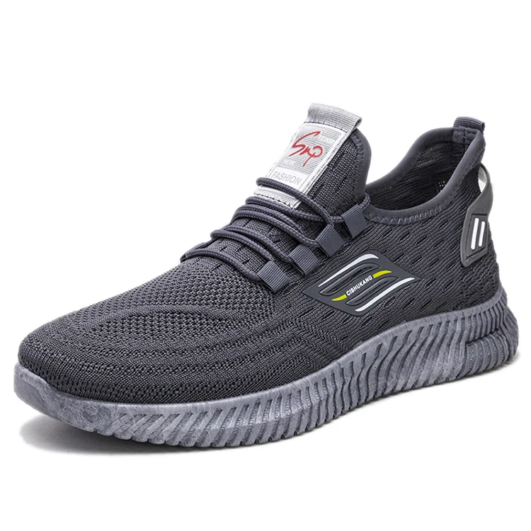 

Breathable lace up sneakers sports tennis casual walking men's running shoes
