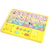 ABS Plastic Programable Recordable Wholesale Learning Tablet with Learning Games Touch Tablet with Numbers for Toddler kids